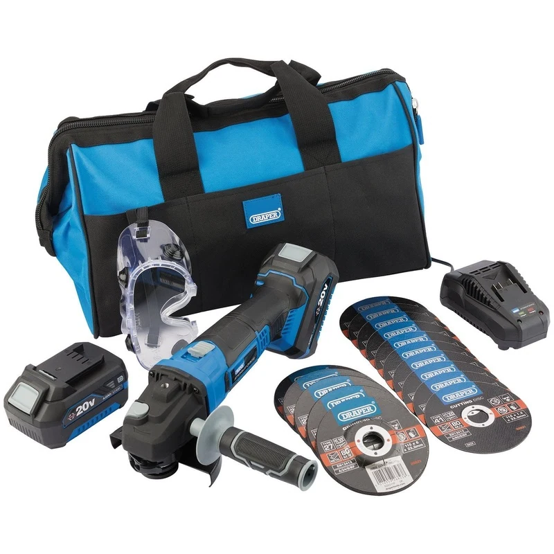 Draper Storm Force 20V Cordless Grind And Cut Kit - PTKGC20V